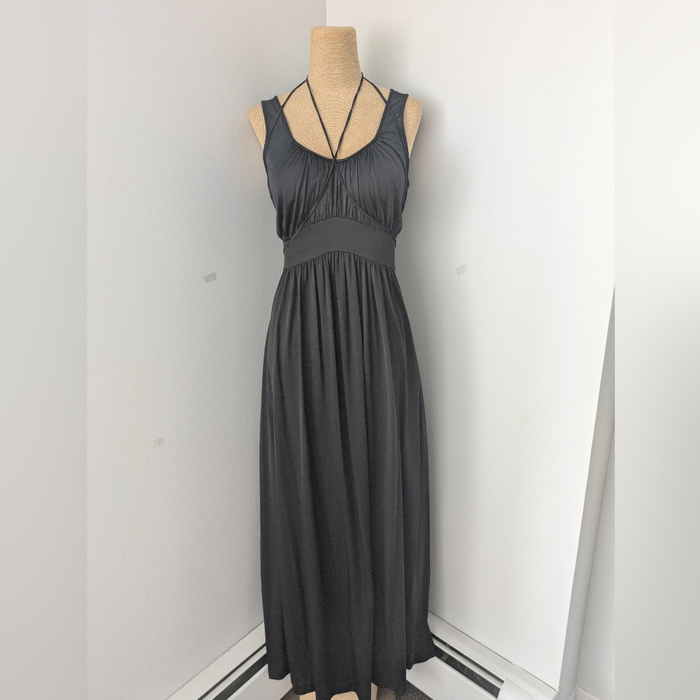 Komar Vintage Charcoal Maxi Nightgown